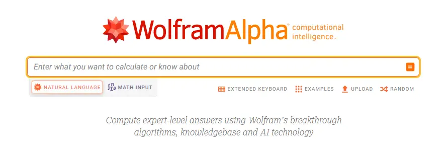 Wolfram Alpha